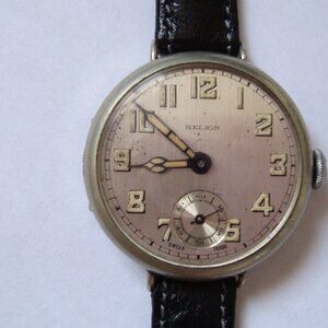 VINTAGE WIND UP RELION TREN WATCH 6 JEWELS,RUN GREAT